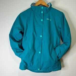 Marmot Nakiska Girls Waterproof/Insulated Full Zip/Hood Short Winter/Ski Coat LG